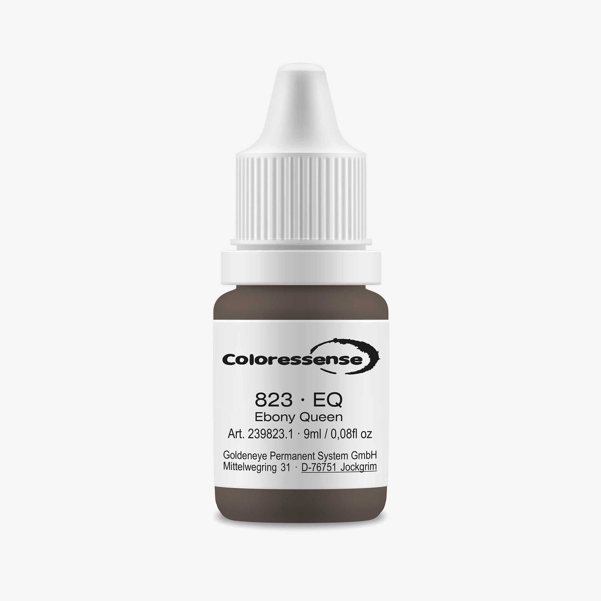 Ebony Queen 10ml Coloressense cosmetic tattoo pigment bottle - Australian Colour Technologies