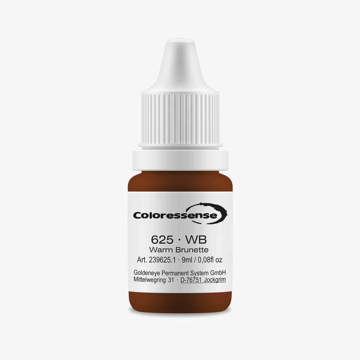 Warm Brunette 10ml Coloressense cosmetic tattoo pigment bottle - Australian Colour Technologies