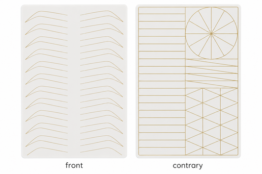Practice Skin Gold Lines cosmetic tattoo practice skin - Australian Colour Technologies