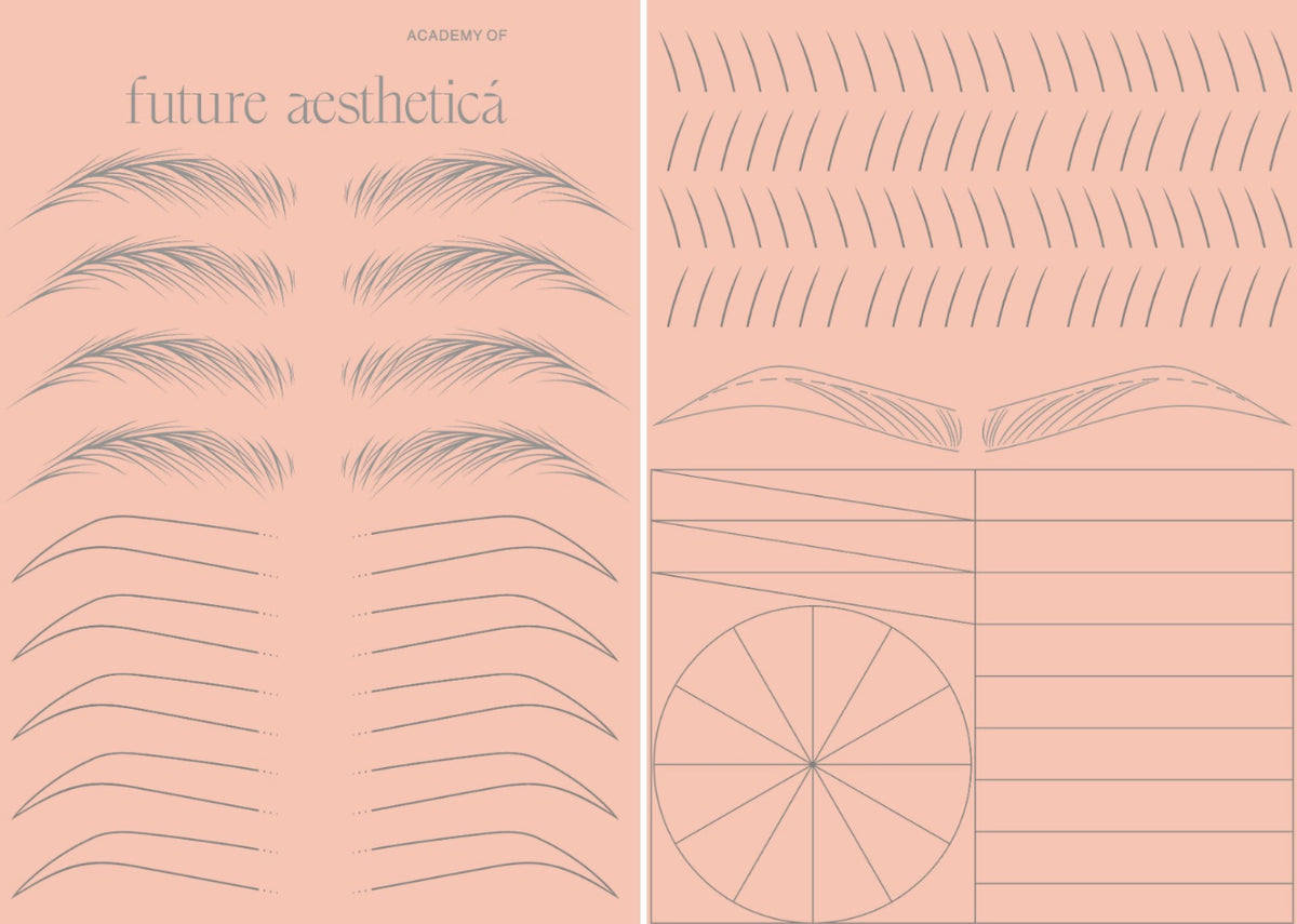 Silicone Practice Mat - Eyebrows - Australian Colour Technologies