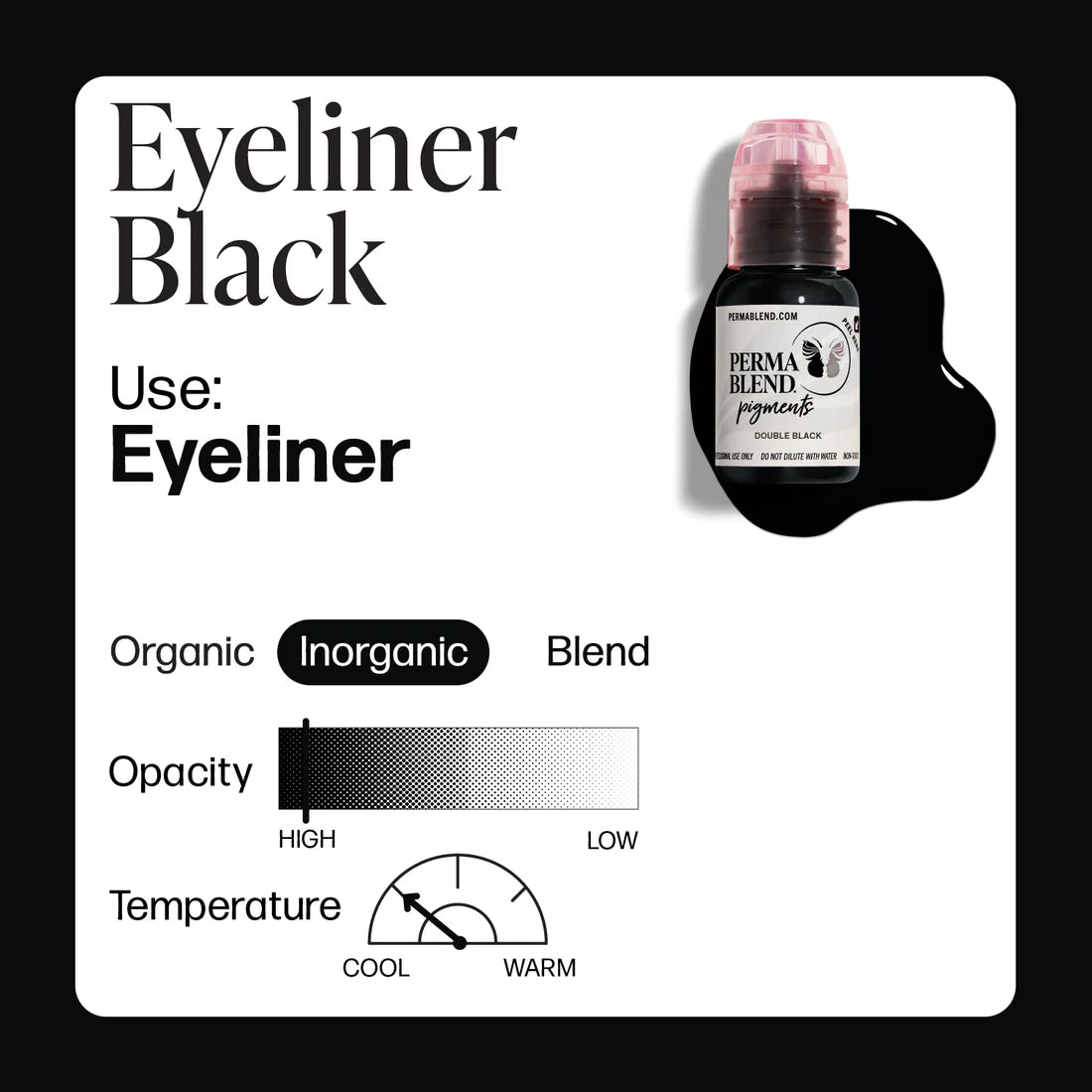 Perma Blend Eyeliner Black Perma Blend tattoo pigment - Australian Colour Technologies (image 2)