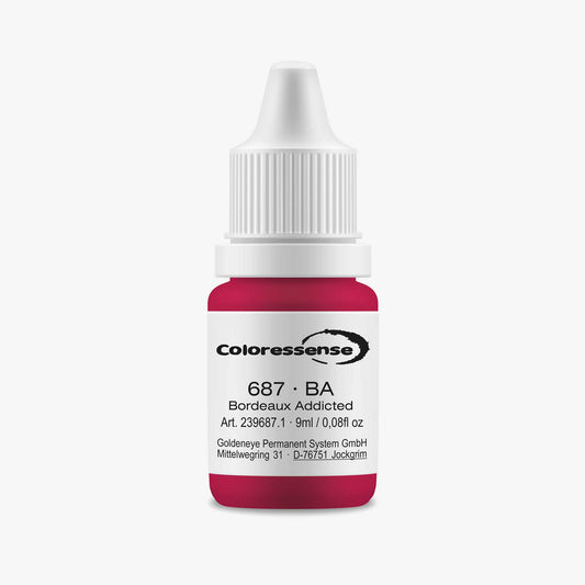 Bordeaux Addicted 10ml Coloressense cosmetic tattoo pigment bottle - Australian Colour Technologies