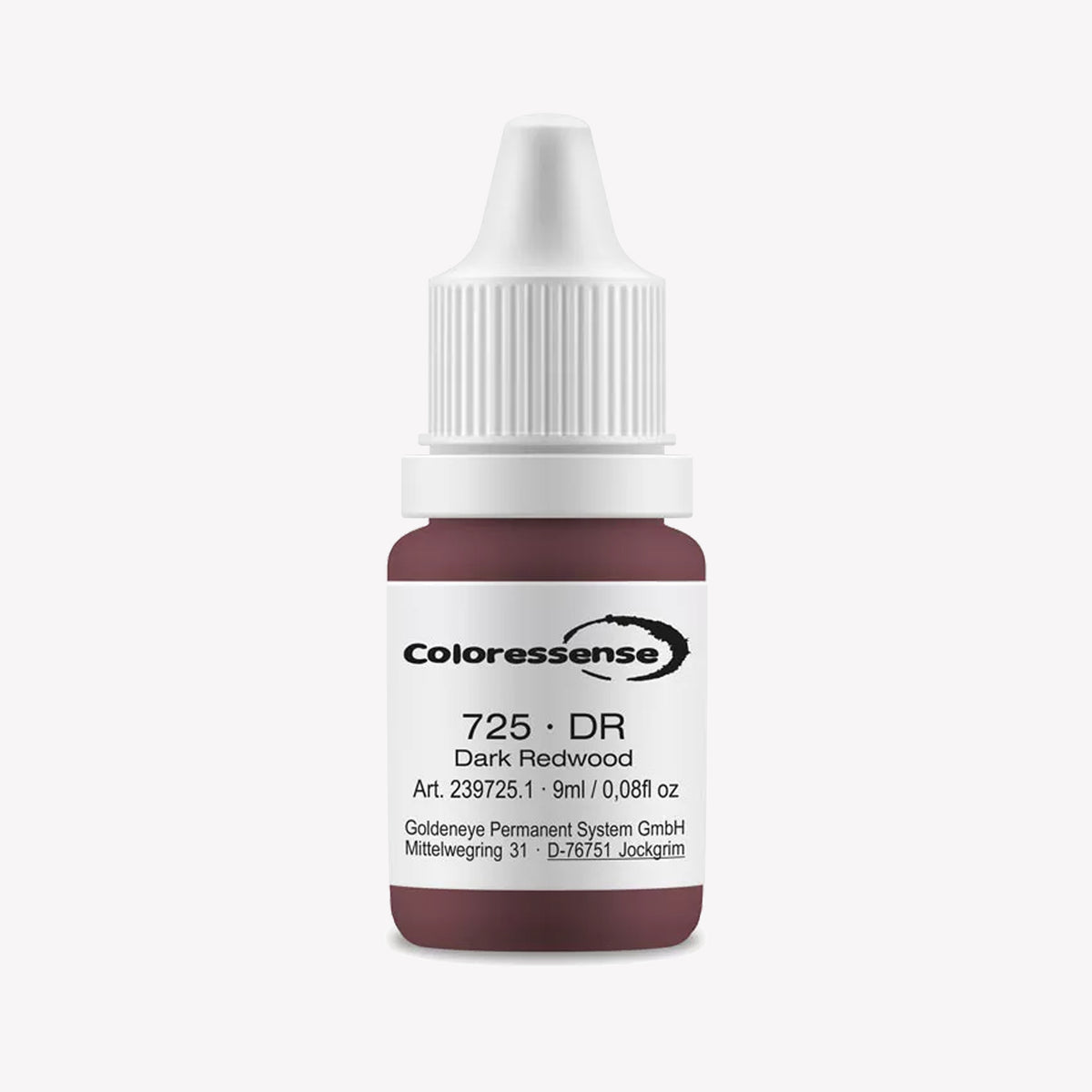 Dark Redwood 10ml Coloressense cosmetic tattoo pigment bottle - Australian Colour Technologies