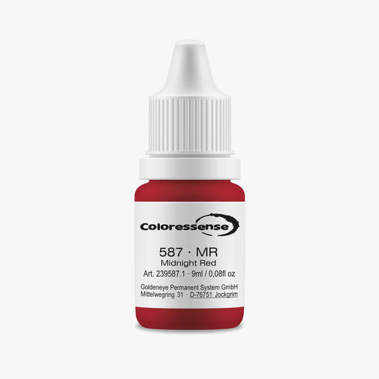 Midnight Red 10ml Coloressense cosmetic tattoo pigment bottle - Australian Colour Technologies