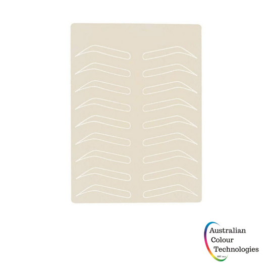 Inkless Latex Mat - With brow outlines - Australian Colour Technologies