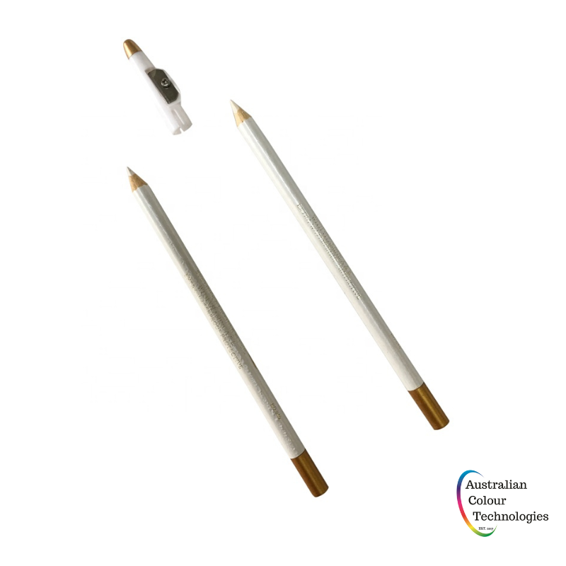 Pre Draw Pencil - White pre-draw pencil - Australian Colour Technologies